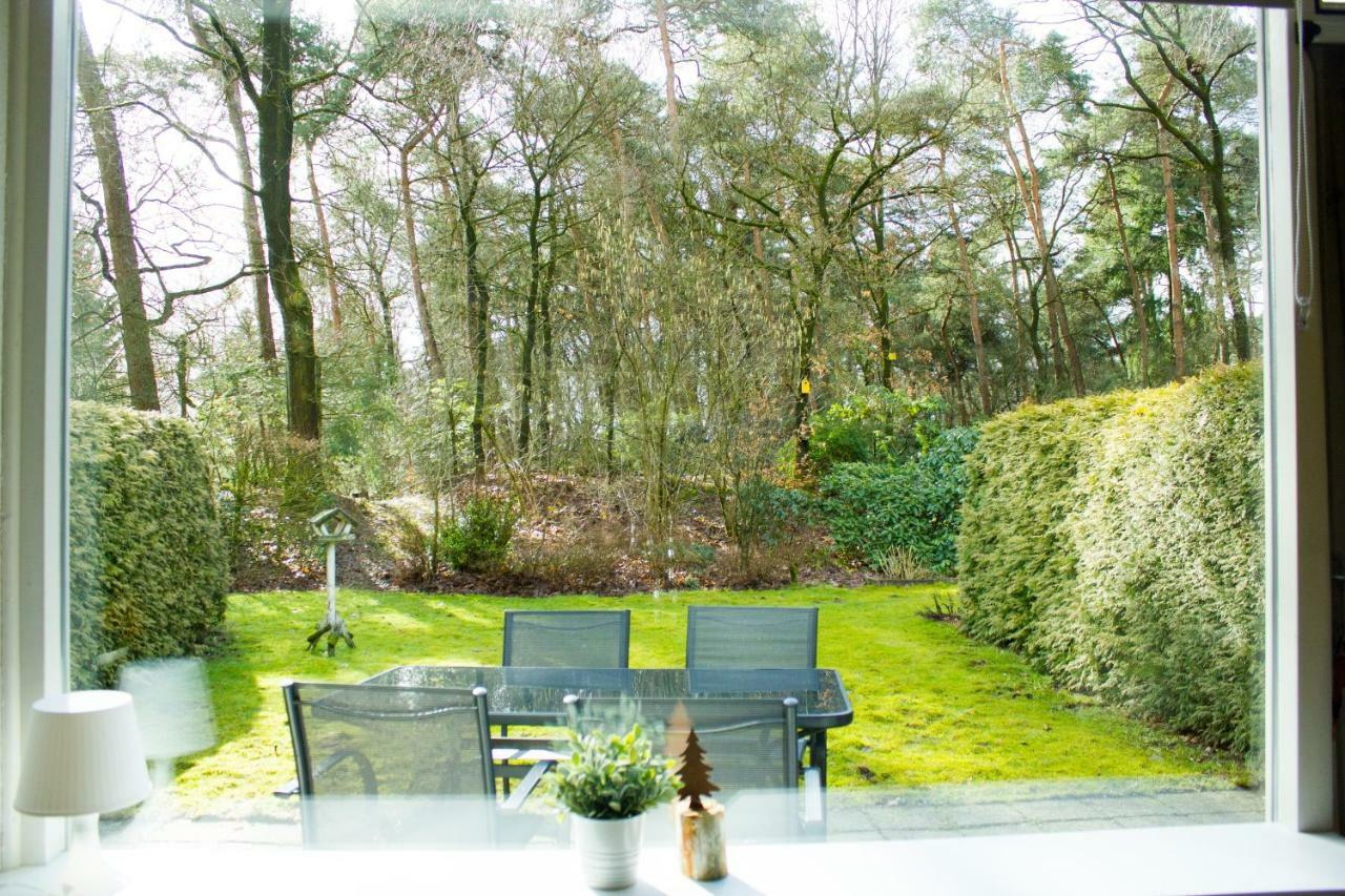 Knusse 5 Persoons Bungalow Hartje Veluwe Otterlo Exteriér fotografie